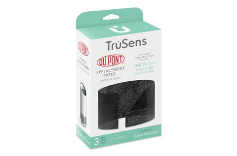 DuPont Carbon Filters for use with Z-2000 and Standard HEPA Filter, 3 Pack