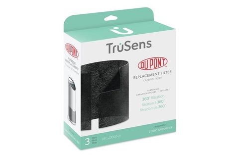 DuPont Carbon Filters for use with Z-3000 and Standard HEPA Filter, 3 Pack